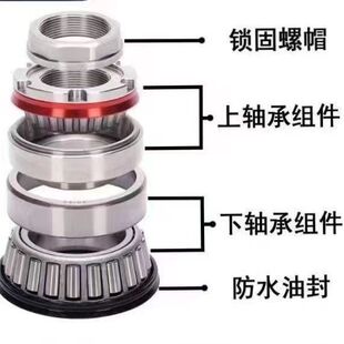 正品赛道304不锈钢压力轴承小牛N系九号E/N/M/雅迪X5酷奇劲战直上