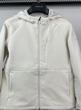 探路者软壳衣女24秋冬新款户外弹力防风透湿保暖外套TAEEBM92735