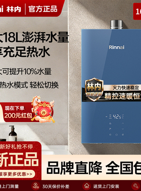 Rinnai/林内RUS-16E65G-GL/20E65G/24E65G燃气热水器室内恒温16升