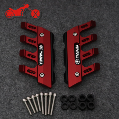 适用雅马哈NMAX155 NVX155 AEROX改装前挡泥板装饰盖保护块防摔盖