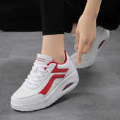 操之律秋冬新款 全皮面运动摇摇鞋 女减震气垫广场健身操跳舞妈妈穿