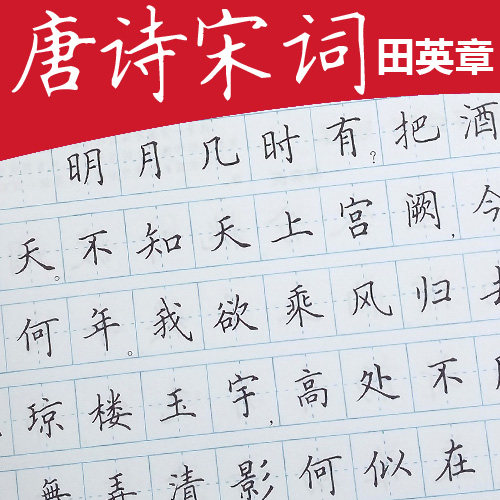田英章书楷书字帖学生成人儿童初学硬笔临摹 衡水体中文字帖中学