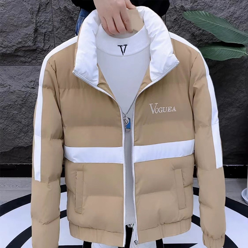 冬季新款男士棉衣韩版修身立领短款加厚保暖休闲潮流爆款外套棉服