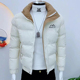 新款 棉衣男士 加厚保暖立领纯色修身 冬季 短款 休闲帅气潮流棉服外套