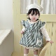 女宝宝纯棉防水饭衣婴幼儿吃饭无袖 护衣围裙女孩辅食围兜洋气薄款