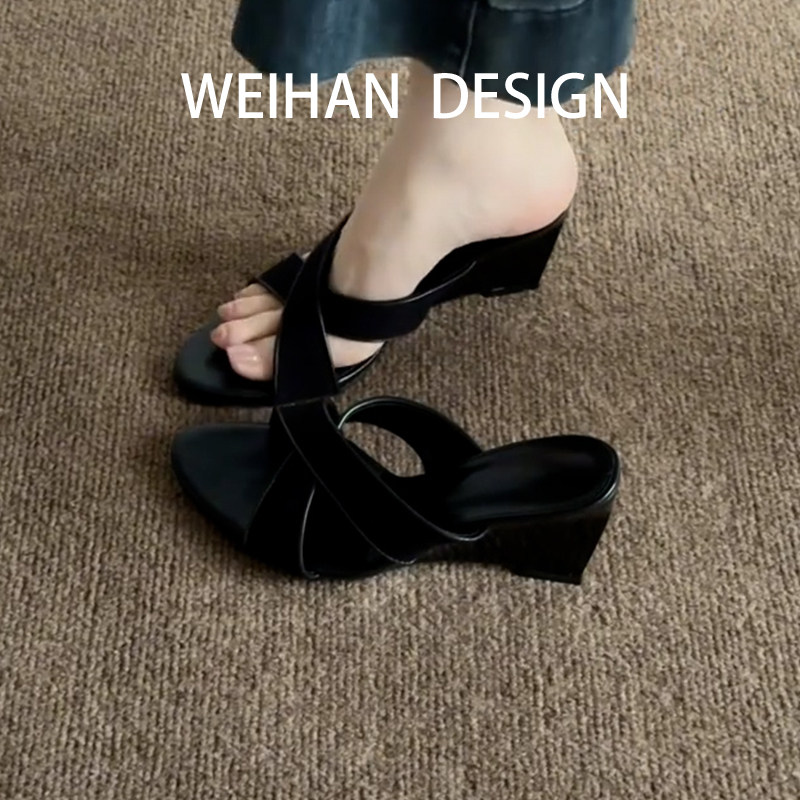 羊皮版!法式简约风露趾