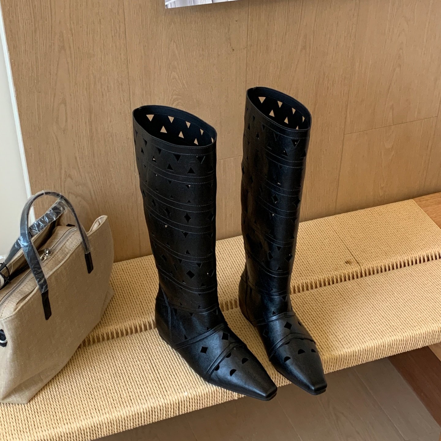 MIJILISHOE欧美风新款镂