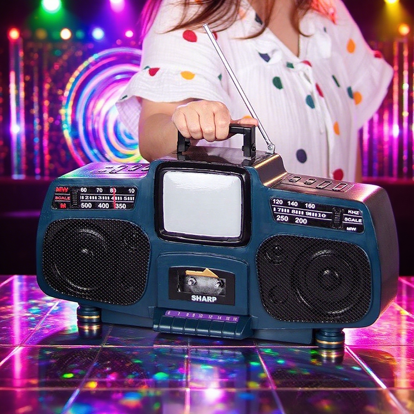 708090年代老式磁带录音机摆件古董复古收音机模型怀旧拍摄道具