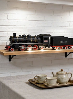 欧式复古蒸汽火车模型装饰摆件