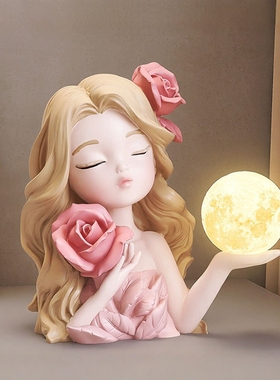 女孩存钱罐只进不出大容量摆件