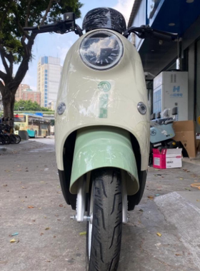 爱玛爱朵qb13电动车配件前围前泥板边条全套灯具