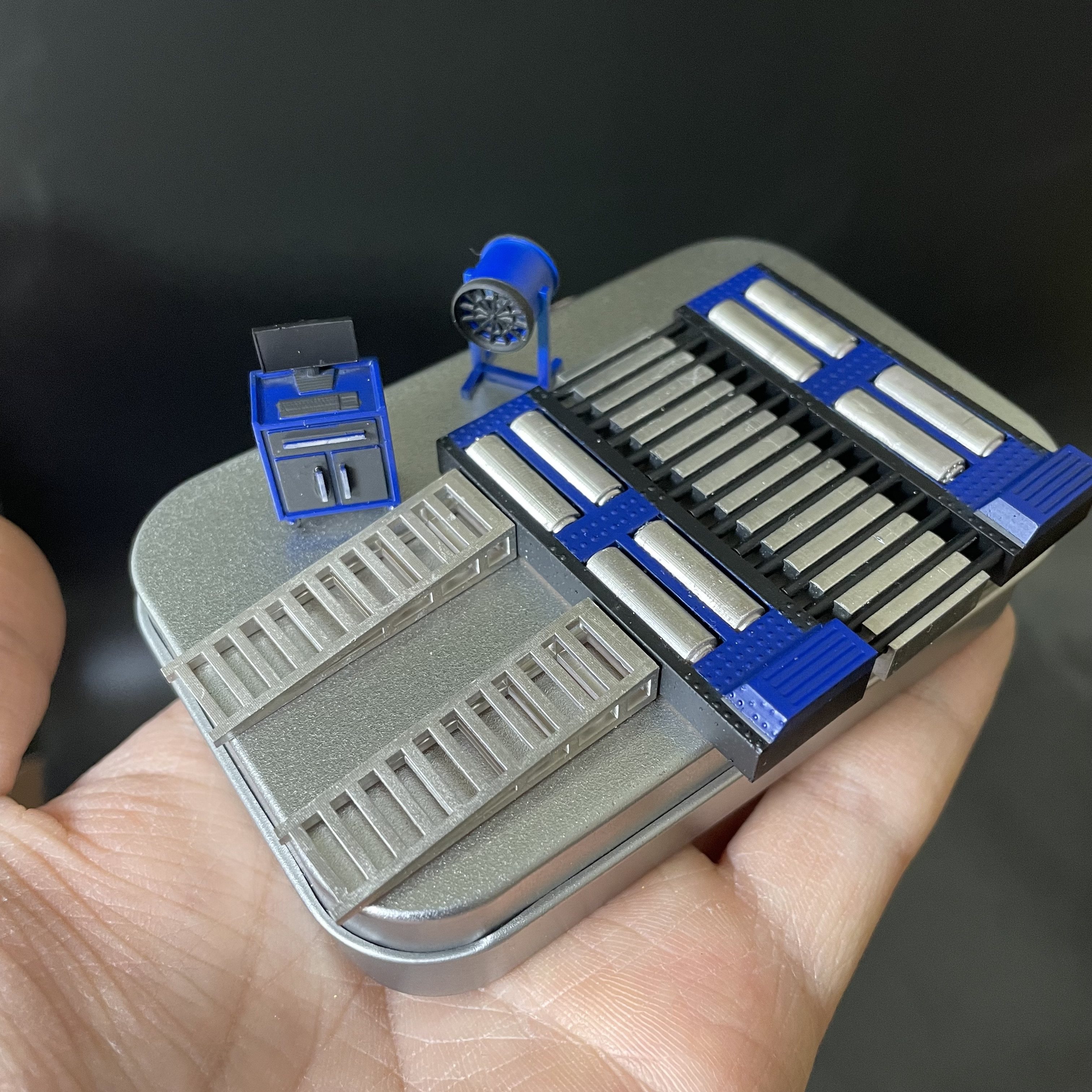 车模1:64马力机一套微缩场景摆件可以调节长度车库修理厂工具