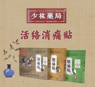 少林药局腰痛贴颈痛贴膝痛贴颈肩腰腿关节 跌打损伤扭伤正品