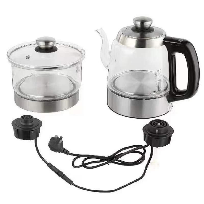 电茶炉岩板石头茶桌全自动上水壶底进水隐藏嵌入式两孔三孔智速