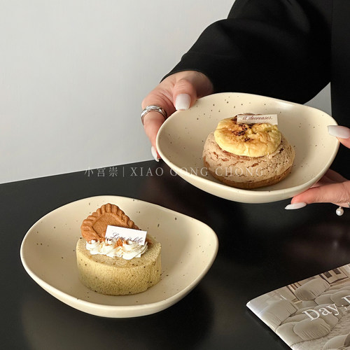 日式复古下午茶甜品盘点心沙拉盘