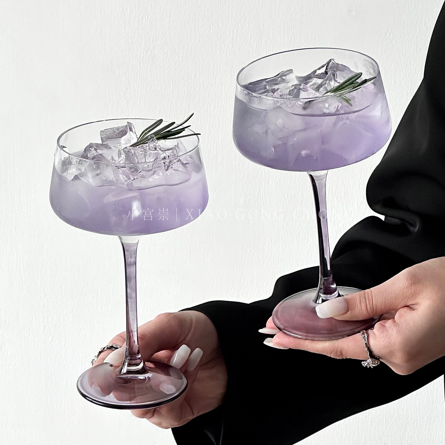 ins风高级感女生高脚塔杯特调杯