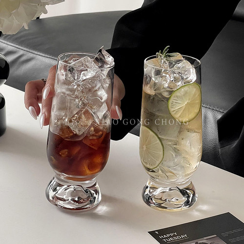 ins风高级感创意家用玻璃观山杯