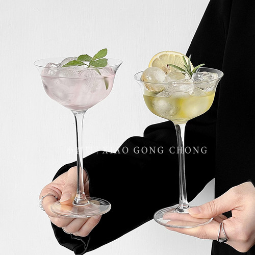 日式酒吧调酒玻璃杯鸡尾酒杯