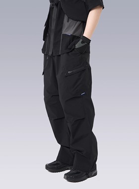 SILENSTORM直筒束脚裤休闲宽松户外运动长裤机能立体口袋工装裤男