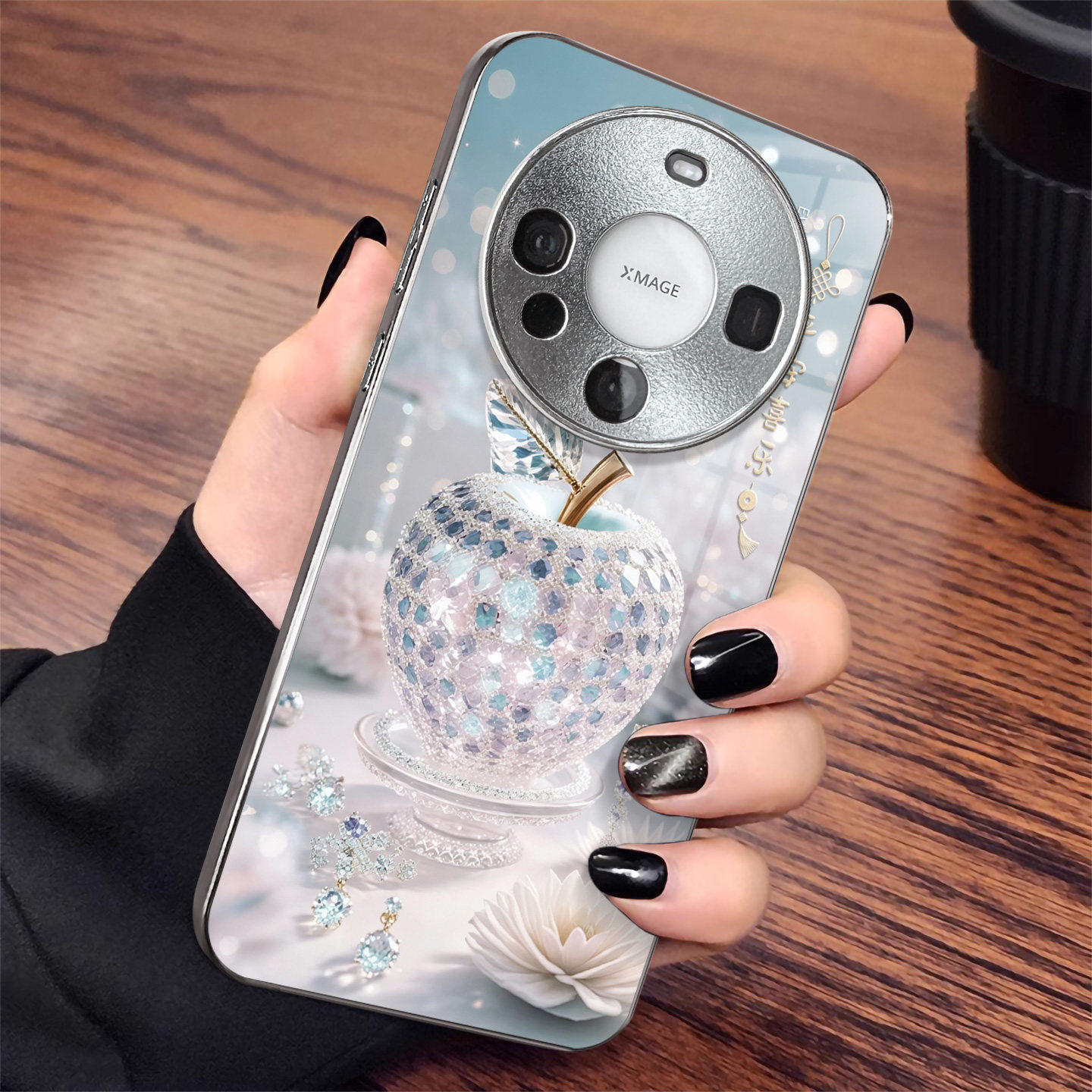 适用于华为mate80Pro手机保护壳新款玻璃星钻苹果Mate30/40e高级感全包mate50pro套男女mate60pro十防摔70