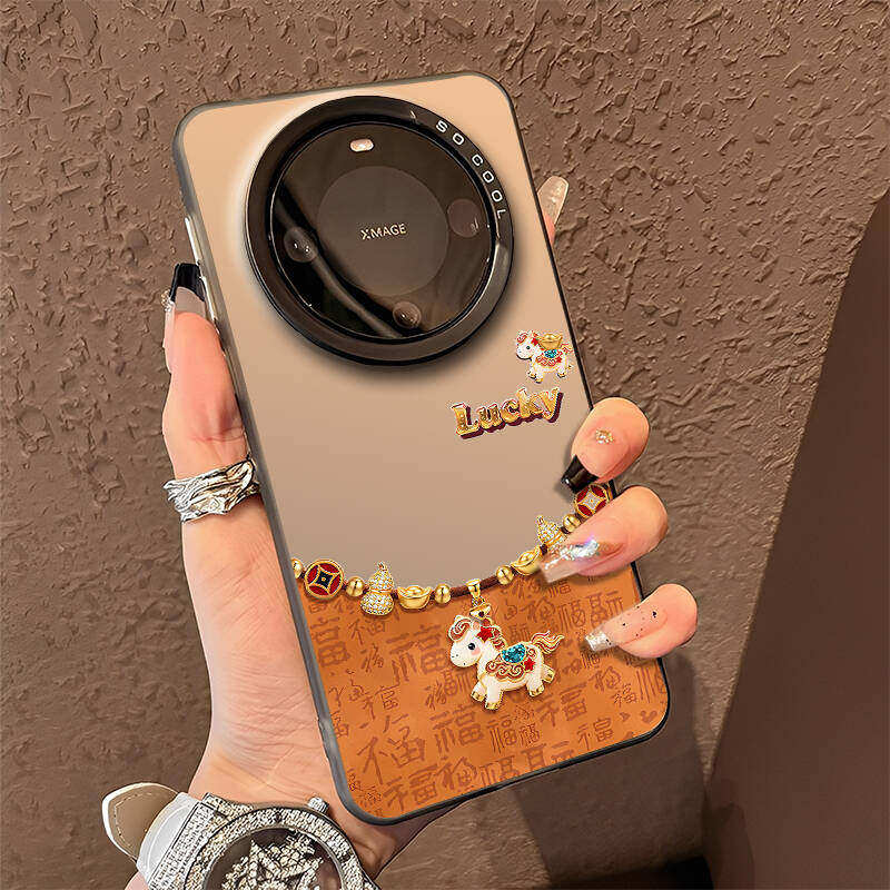 百福小马适用华为mate80promax手机保护壳70高级感60马年50本命年40巨好看30荣耀magic8卡通创意7新年6防摔5