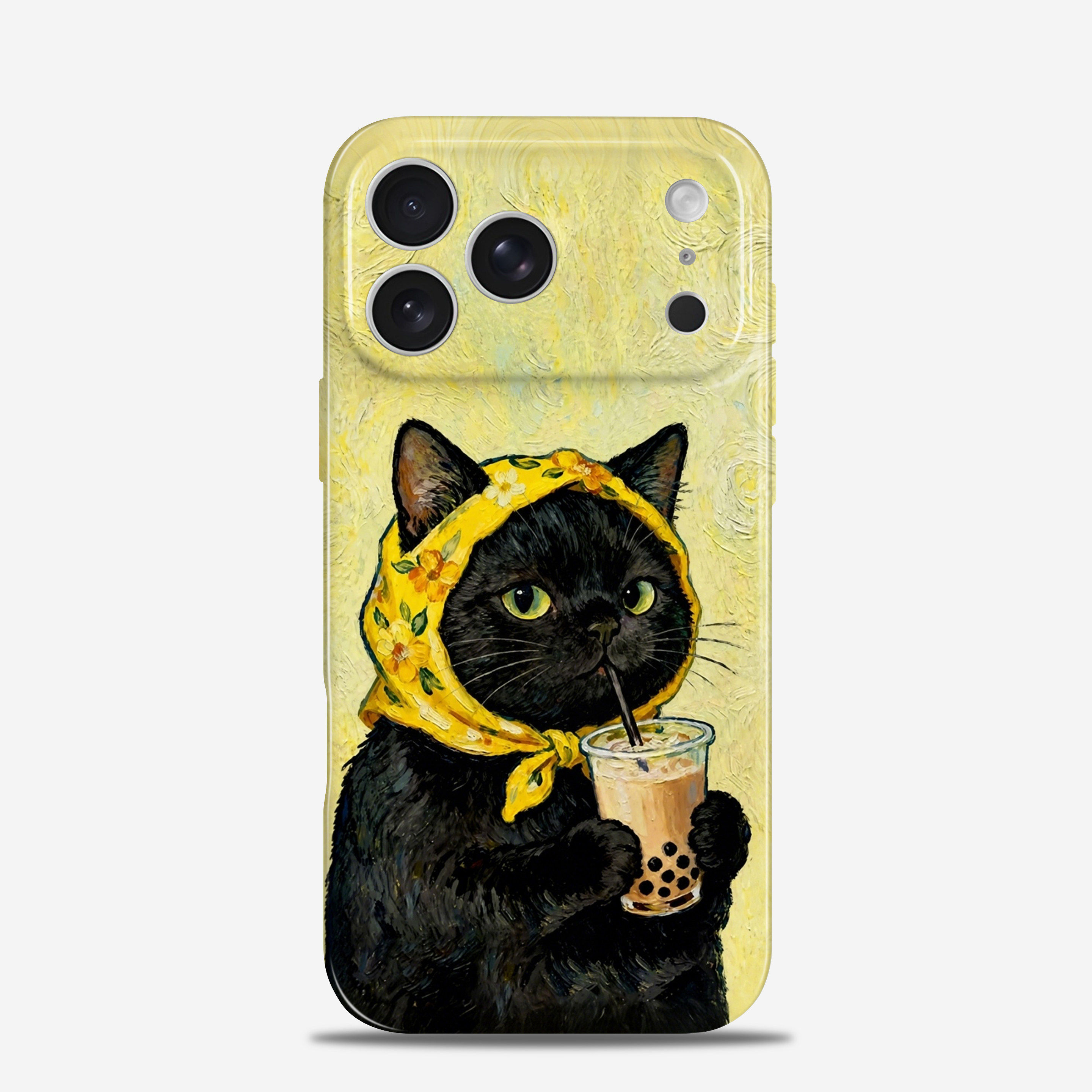 黑猫奶茶适用iPhone17pr