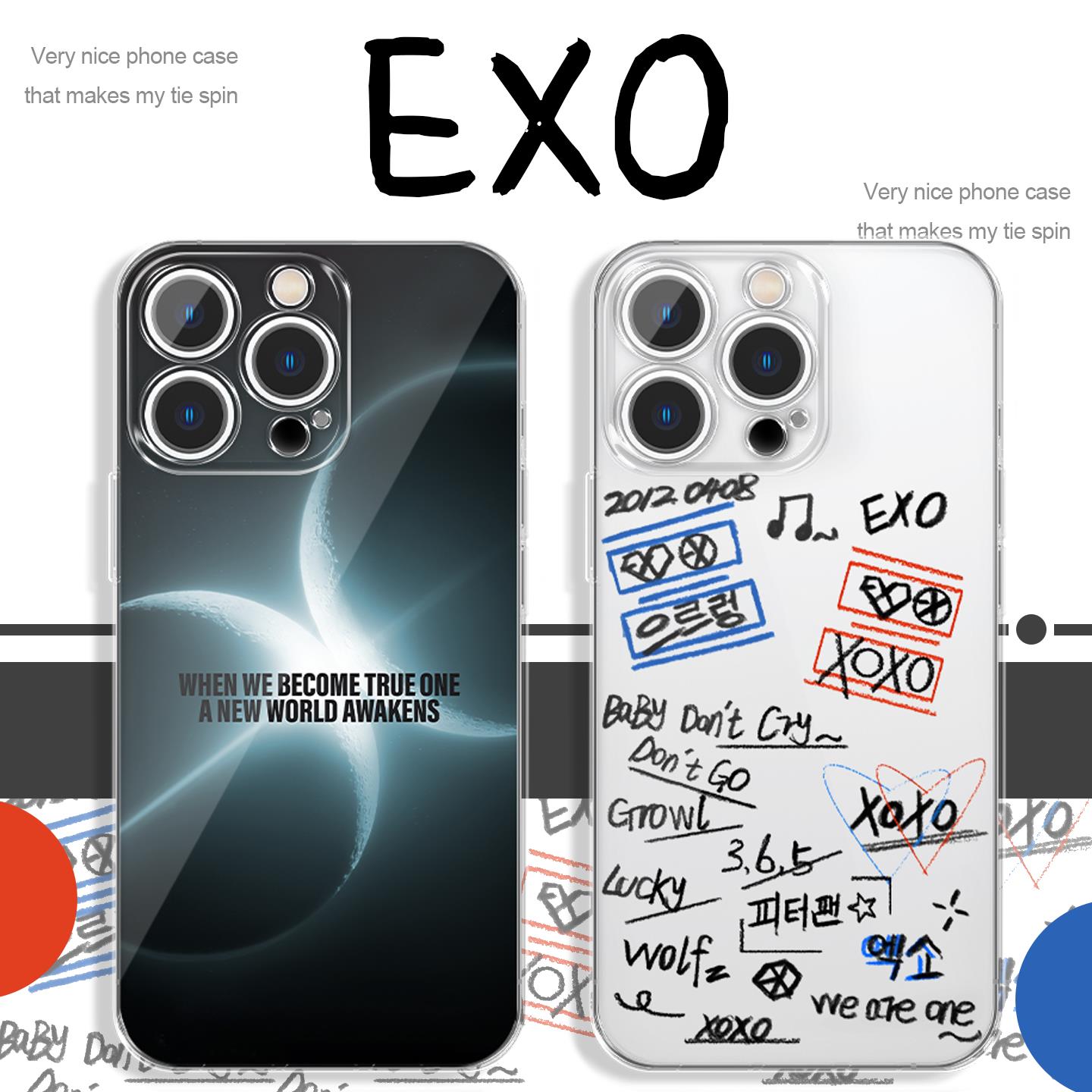 EXO手机壳苹果16pro华为p