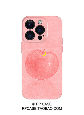粉色星月苹果 适用苹果17手机壳iPhone16华为p70nova13mate60小米15文艺opporen14vivox200荣耀300菲林保护套