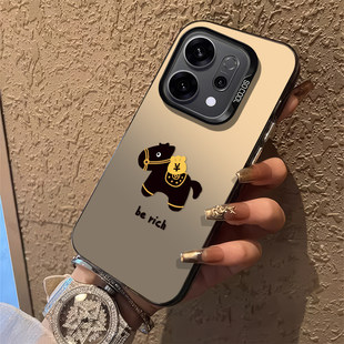 2026小黑马手机保护壳适用oppofindx9pro/findx8马上有钱reno14/15/k12马年11新年13发财9新款7高级6男5+4se