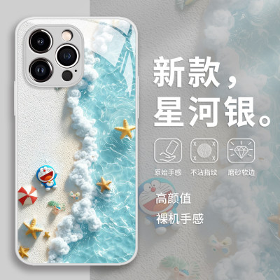 夏日海滩哆啦A梦手机保护