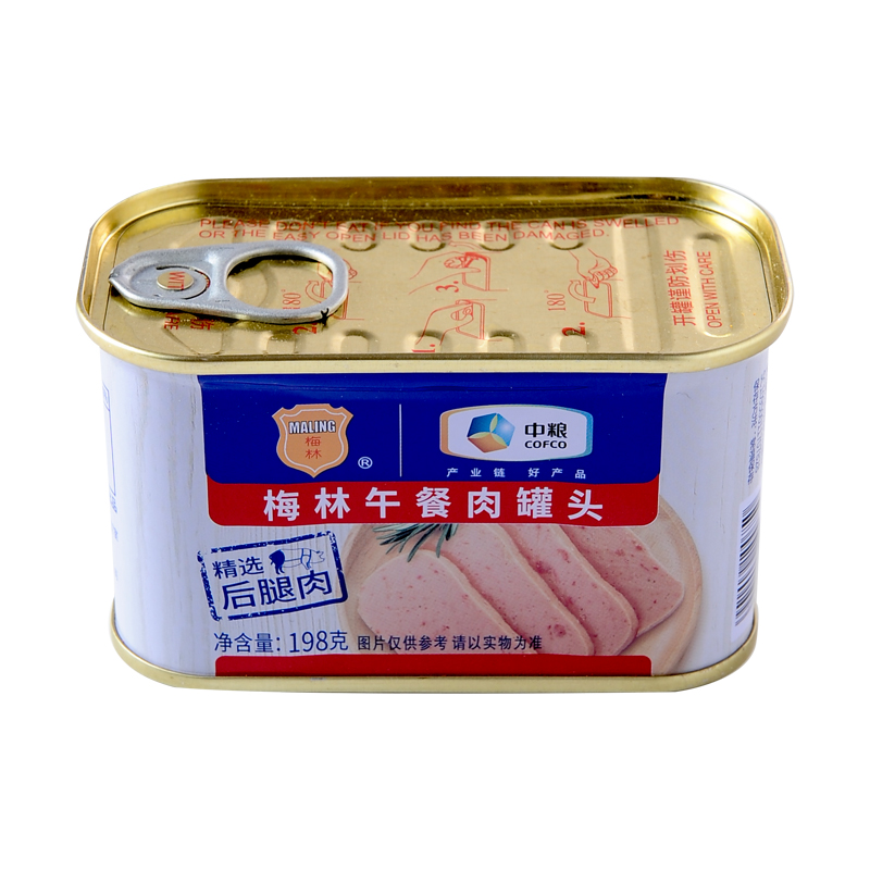 中粮梅林午餐肉罐头198克/罐