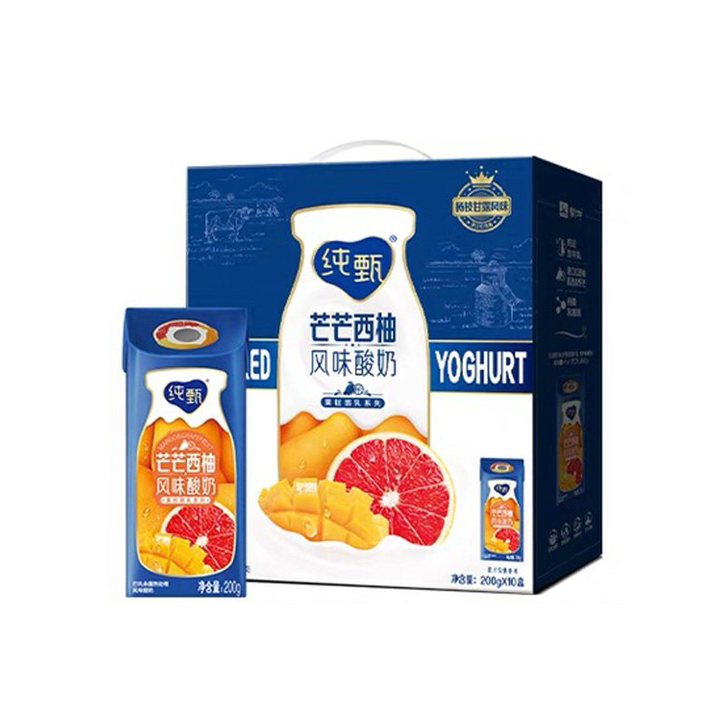 蒙牛纯甄芒芒西柚味风味酸奶200g*10盒/箱怎么样,好用不?
