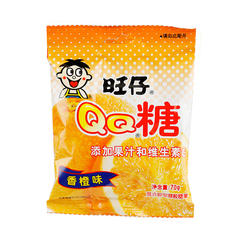 旺仔 qq糖(香橙味) 70g/袋