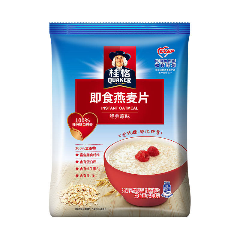 桂格即食燕麦片 400克/袋|ruв категории традиционные питательный пища, 食疗滋补营养, 五谷养生营养品 - от Buy2taobao.com для оказания профессиональной услуги покупки агента Taobao