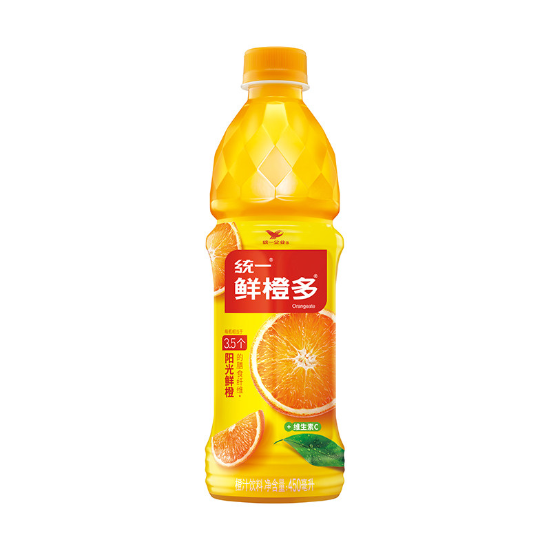 统一鲜橙多饮料450ml/瓶
