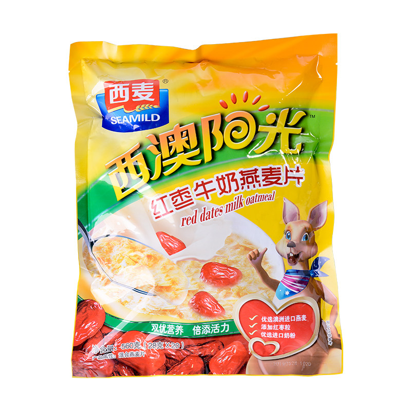 西麦西澳阳光红枣牛奶燕麦片560g/袋|ruв категории кофе/хлопья/напиток, 冲饮谷物/麦片, 营养复合麦片 - от Buy2taobao.com для оказания профессиональной услуги покупки агента Taobao