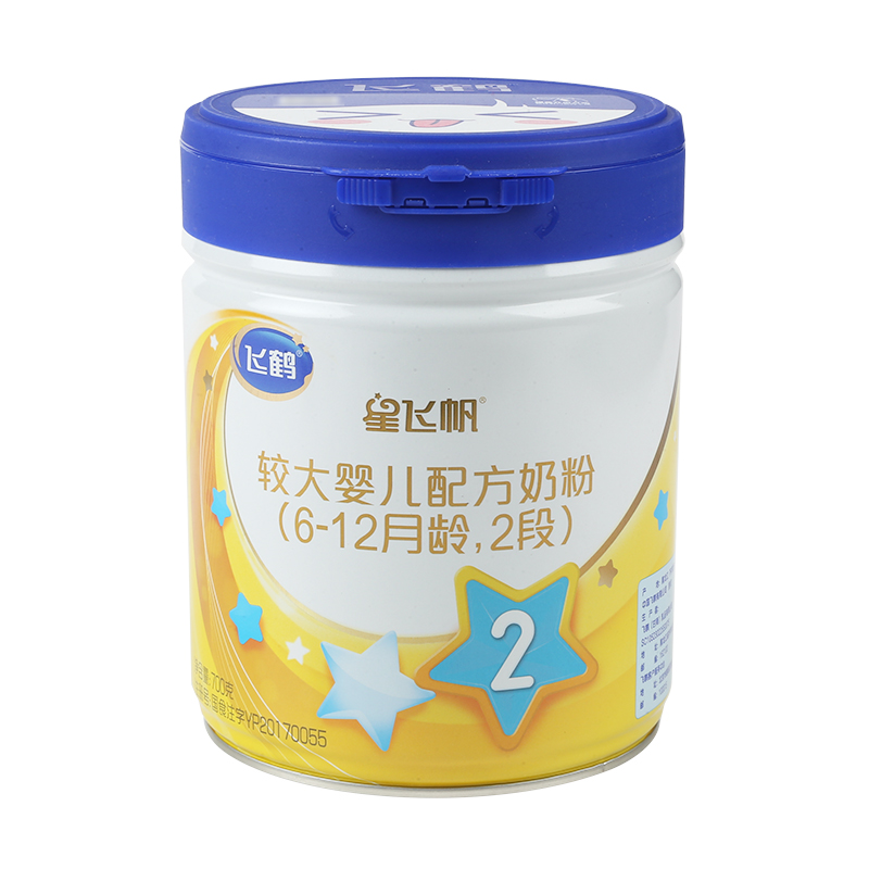 罐克700段2月龄126飞鹤星飞帆较大婴儿配方奶粉