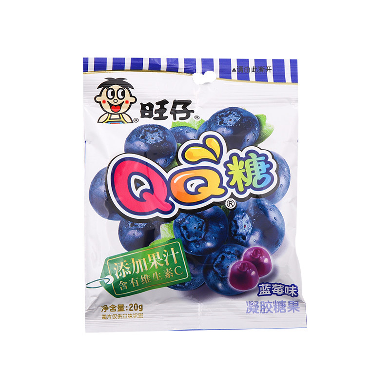 旺仔qq糖(蓝莓味) 20克/袋