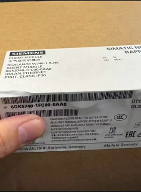 1P 6GK5748-1FC00-0AA0西门子W748-1交换机模块6GK57481FC000AA0