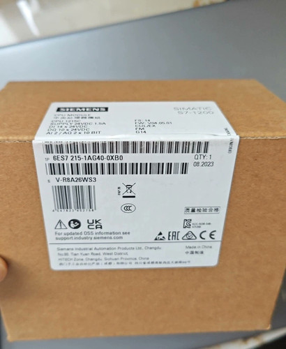 6ES7215-1AG40-0XB0西门子S7-1200CPU 1215C 6ES7 215-1AG4O-OXBO