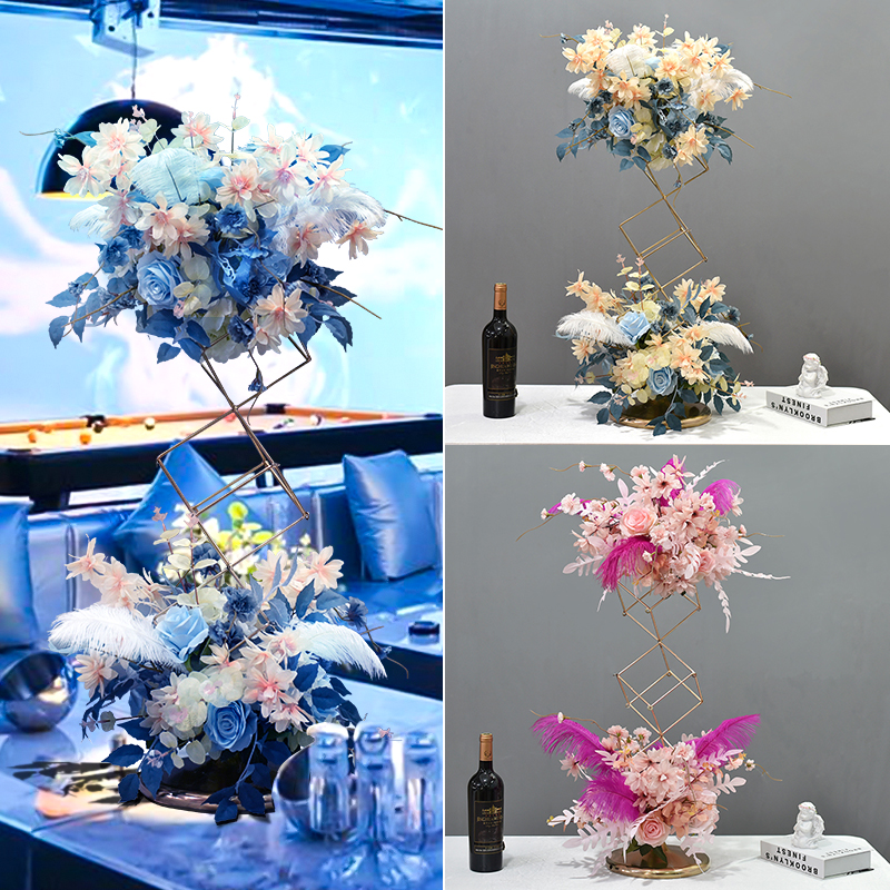 婚庆道具舞台仿真花橱窗装饰摆件