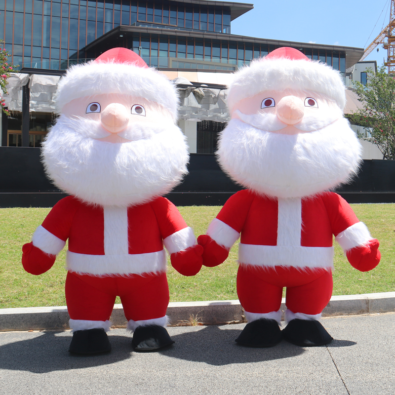 圣诞老人充气人偶服圣诞节玩偶服