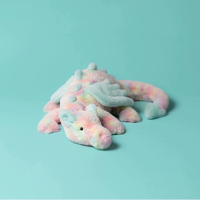 英国Jellycat祖拉利亚龙毛绒玩具彩虹龙玩偶糖果飞龙公仔娃娃礼物