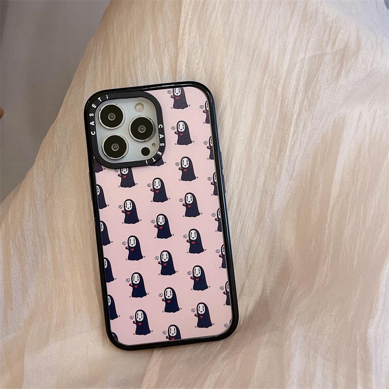 CASETiFY 华强北代购 亚克力侧字硬煤球与无脸男苹果16手机壳适用