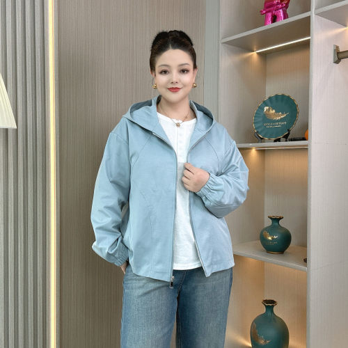 春秋百搭减龄连帽宽松夹克冲锋衣