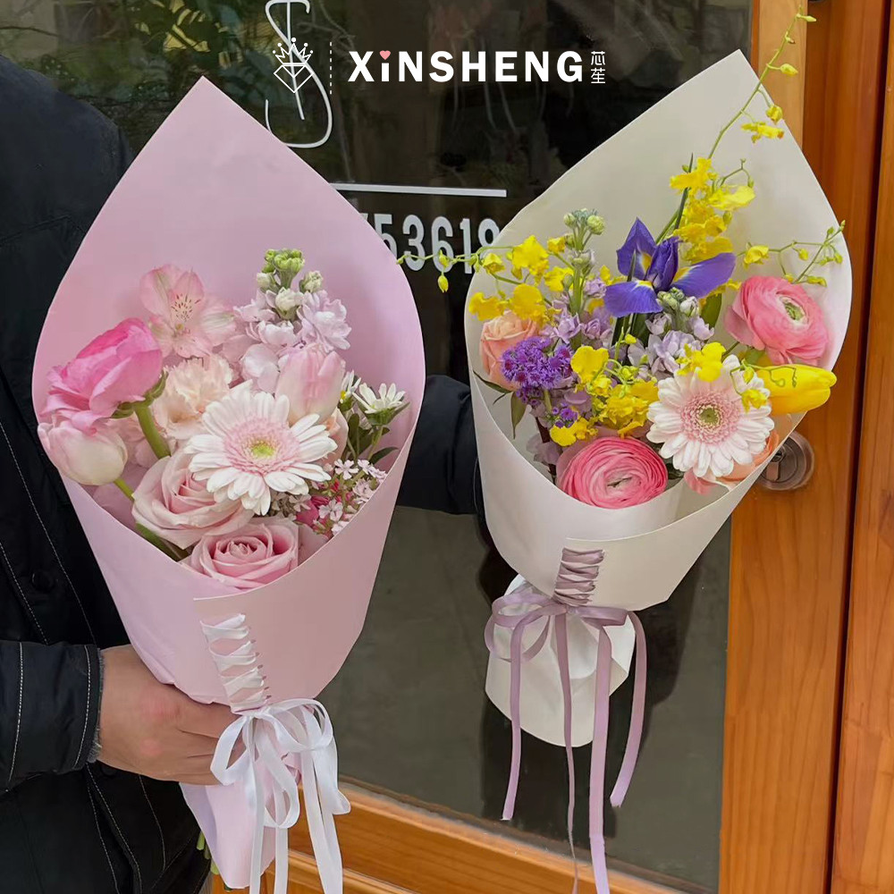 芯苼资材芭蕾风造型包装纸