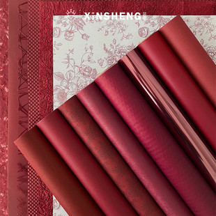 芯苼物语 纸 喜庆包花纸系列婚礼红色鲜花花束手工diy花艺礼品包装