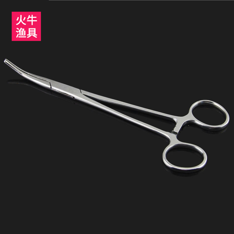 止血钳钓鱼脱钩器弯头钓鱼摘钩