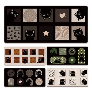 猫咪鼠标垫超大可爱卡通大号男黑色键盘女生滑鼠垫办公室桌面桌垫