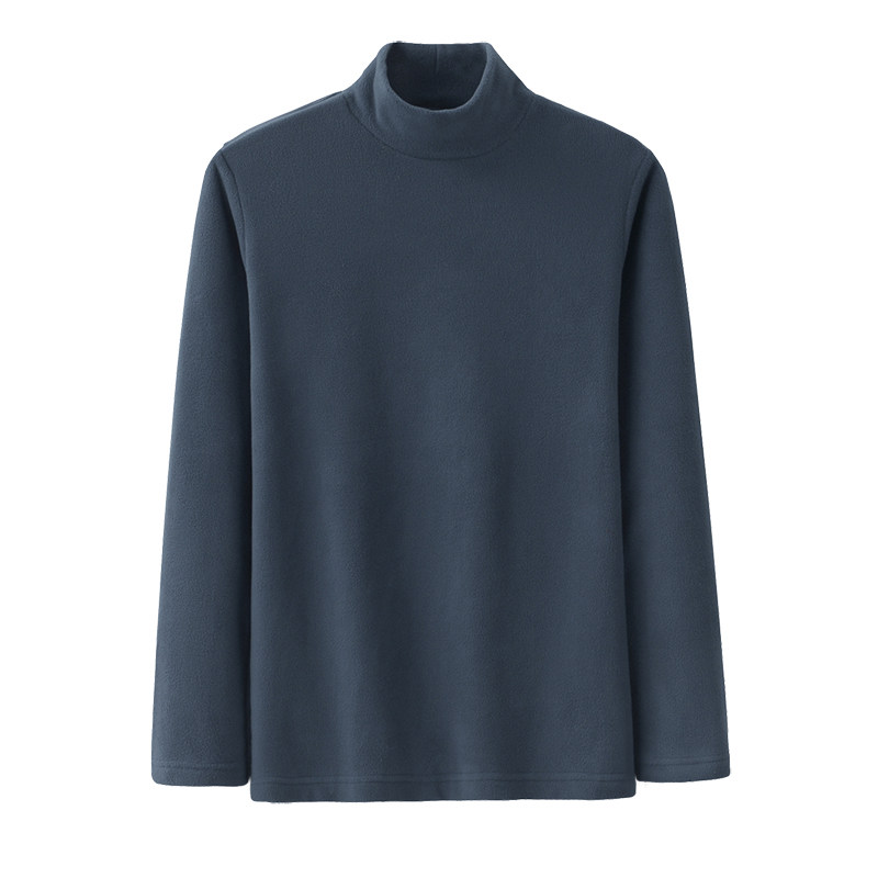 2025秋装摇粒绒T恤男加绒加厚保暖纯色修身高领上衣双面绒打底衫,男装,T恤,淘宝优惠券,粉丝福利购,淘宝优惠卷